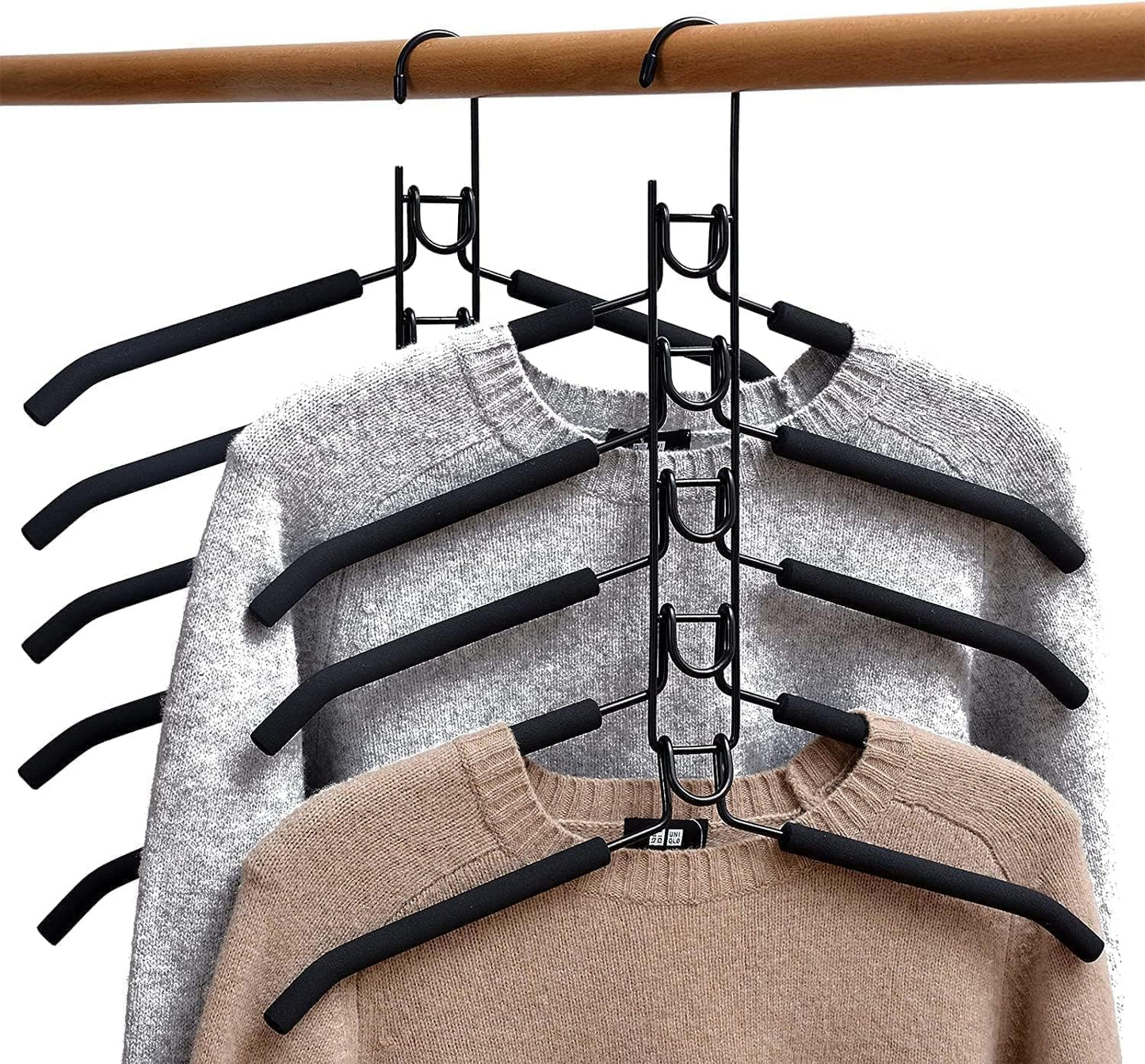 5-in-1 Multipurpose Heavy Duty Non-slip Hangers