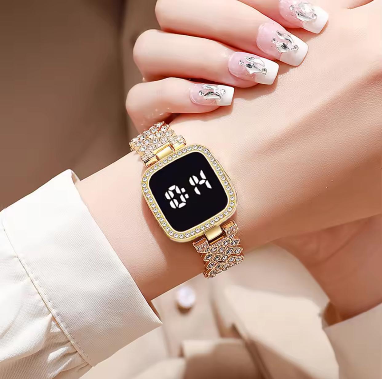 Ladies Stone Stylish Watch